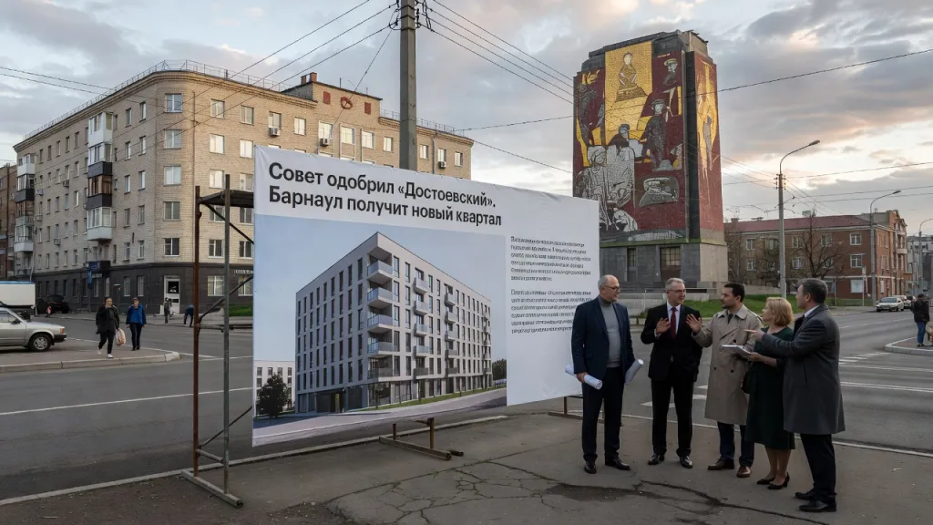 Совет одобрил «Достоевский». Барнаул получит новый квартал