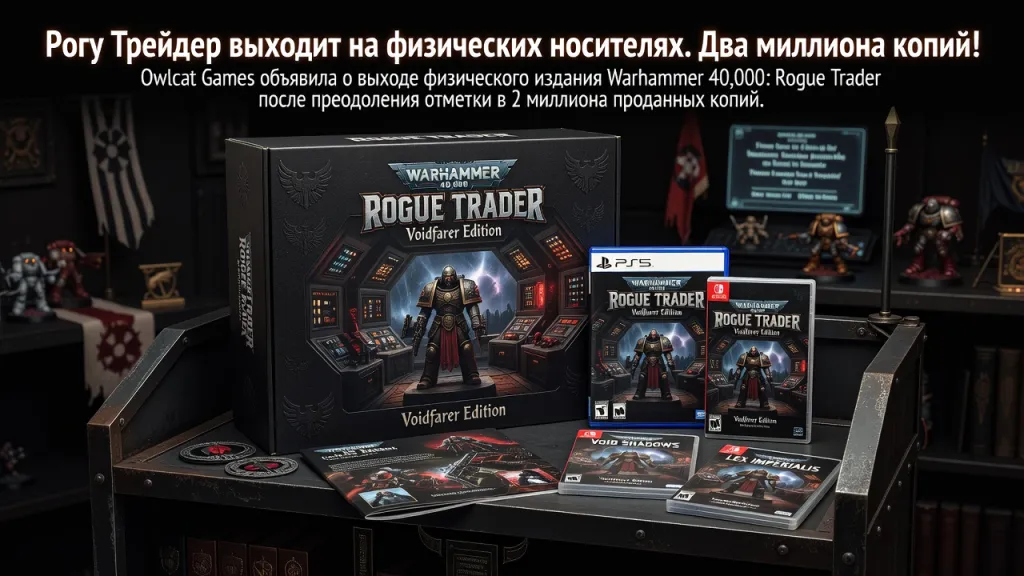 Rogue Trader выходит на физических носителях. Два миллиона копий!