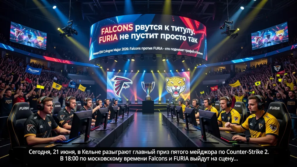 Falcons рвутся к титулу. FURIA не пустит просто так