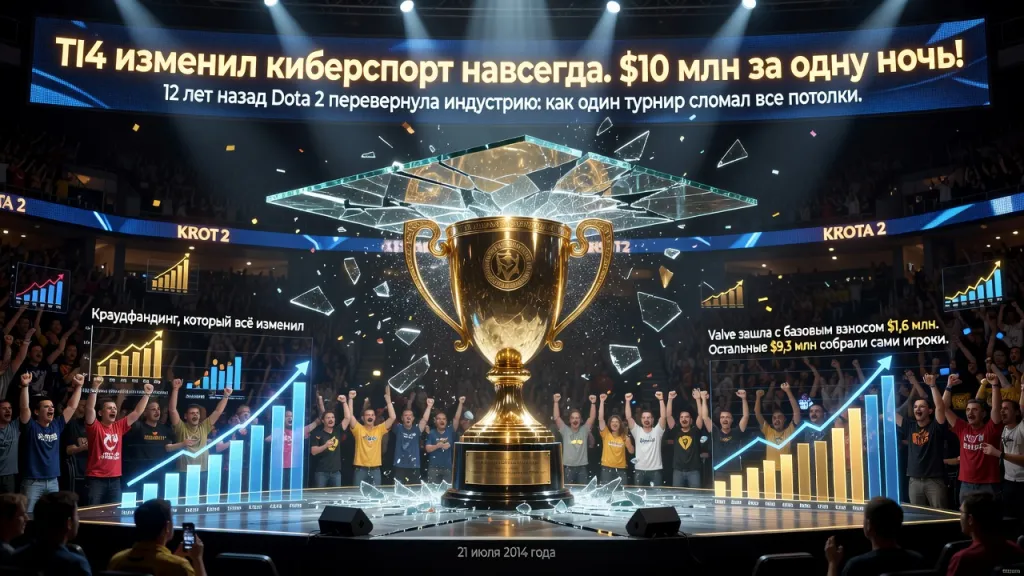 TI4 изменил киберспорт навсегда. $10 млн за одну ночь!