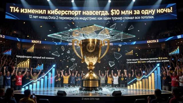 TI4 изменил киберспорт навсегда. $10 млн за одну ночь!